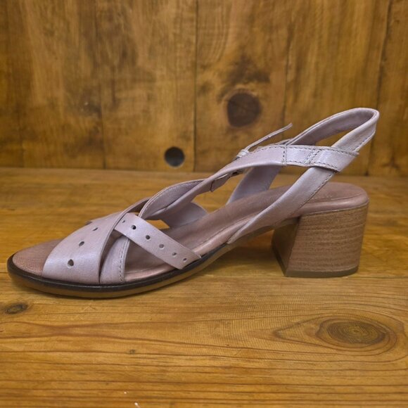 MJUS “Hill” Leather Block Heel Sandals | EU 40 / US 9–9.5 - Picture 5 of 9